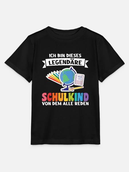 Schulkind Schulanfang Schulbeginn Geschenk - Stanley/Stella Kinder T-Shirt MINI CREATOR - Schwarz