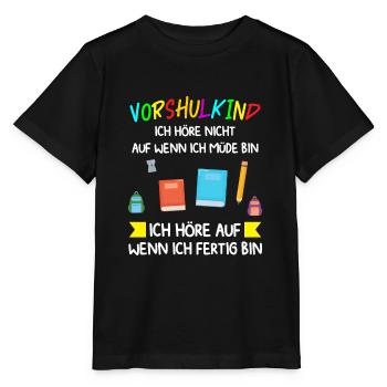 Vorschule Anfang Vorschüler Geschenk - Stanley/Stella Kinder T-Shirt MINI CREATOR  - Schwarz - Vorne - Mikhail (115cm)