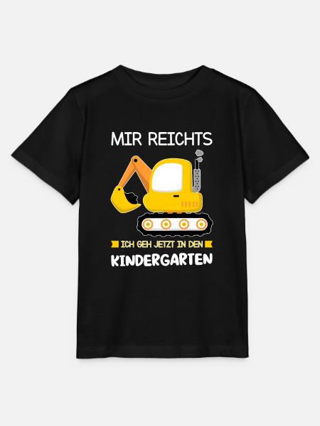 Kindergarten Bagger Kindergartenkind Geschenk - Stanley/Stella Kinder T-Shirt MINI CREATOR - Schwarz