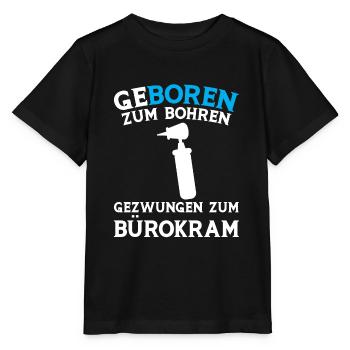 Zahn Zahnarzt Bohren Zahn Geschenk - Stanley/Stella Kinder T-Shirt MINI CREATOR  - Schwarz - Vorne - Mikhail (115cm)