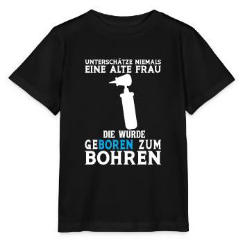 Zahn Zahnarzt Bohren Zahn Geschenk - Stanley/Stella Kinder T-Shirt MINI CREATOR  - Schwarz - Vorne - Mikhail (115cm)