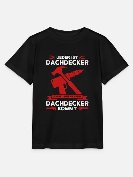Dachdecker Beruf Dachdeckerei Geschenk - Stanley/Stella Kinder T-Shirt MINI CREATOR  - Schwarz