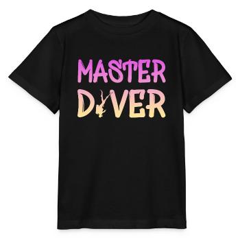 Master Diver - Stanley/Stella Kinder T-Shirt MINI CREATOR  - Schwarz - Vorne - Mikhail (115cm)