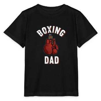 Boxe Papa Fist Fight Sparring Gants de boxe - T-shirt bio MINI CREATOR Stanley/Stella Enfant - noir - Devant - Mikhail (115cm)