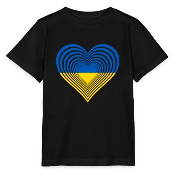 Ukraine - Stanley/Stella Kinder T-Shirt MINI CREATOR  - Schwarz - Vorne - Mikhail (115cm)