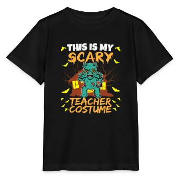 C’est mon effrayant professeur Costume School Halloween - T-shirt bio MINI CREATOR Stanley/Stella Enfant - noir - Devant - Mikhail (115cm)