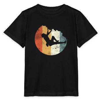 grimper grimpeur cadeau bouldering bouldering - T-shirt bio MINI CREATOR Stanley/Stella Enfant - noir - Devant - Mikhail (115cm)