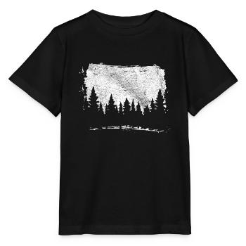 Nature Montagnes amoureux de la nature Camping cadeau - T-shirt bio MINI CREATOR Stanley/Stella Enfant - noir - Devant - Mikhail (115cm)