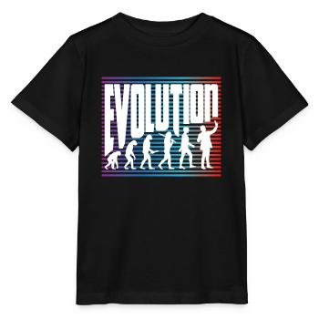 évolution - T-shirt bio MINI CREATOR Stanley/Stella Enfant - noir - Devant - Mikhail (115cm)