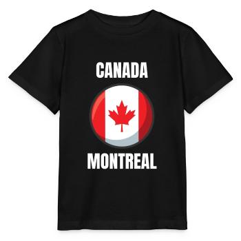 Idée de cadeaux de Montréal Canada - T-shirt bio MINI CREATOR Stanley/Stella Enfant - noir - Devant - Mikhail (115cm)