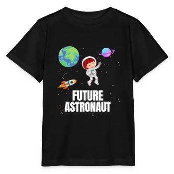 Astronomy Planetary Rocket Future Astronaut - Stanley/Stella MINI CREATOR Kids’ T-Shirt - black - Front - Mikhail (115cm)