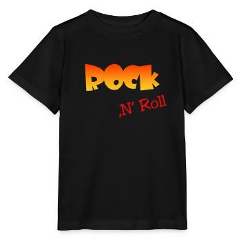 Rock n Roll - Stanley/Stella Kinder T-Shirt MINI CREATOR  - Schwarz - Vorne - Mikhail (115cm)