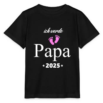I'm going to be a dad in 2025 Pregnancy Dad in 2025 - Stanley/Stella MINI CREATOR Kids’ T-Shirt - black - Front - Mikhail (115cm)