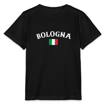 Bologna Italy Italian Flag Italian - Stanley/Stella MINI CREATOR Kids’ T-Shirt - black - Front - Mikhail (115cm)