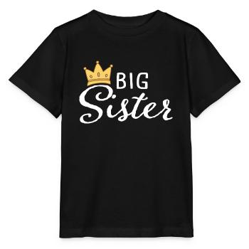 Big Sister Big Sister – Siblings Girl - Stanley/Stella MINI CREATOR Kids’ T-Shirt - black - Front - Mikhail (115cm)