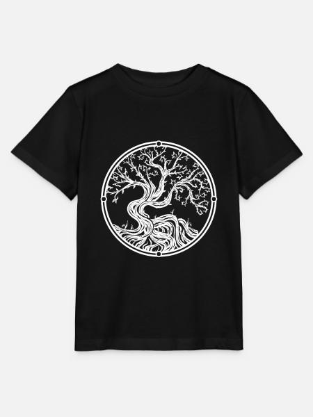 Baum des Lebens - Stanley/Stella Kinder T-Shirt MINI CREATOR - Schwarz