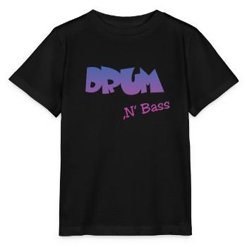 Drum n Bass - Stanley/Stella Kinder T-Shirt MINI CREATOR  - Schwarz - Vorne - Mikhail (115cm)