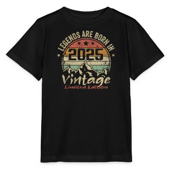Les Légendes Sont Nées En 2025 - 2025 - T-shirt bio MINI CREATOR Stanley/Stella Enfant - noir - Devant - Mikhail (115cm)
