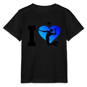 Joueuse de volleyball Beach Volley Volley Volley Femmes Volley - T-shirt bio MINI CREATOR Stanley/Stella Enfant - noir - Devant - Mikhail (115cm)
