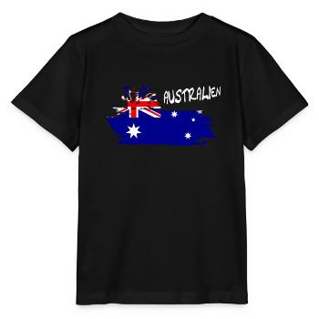 Australien Australia - Stanley/Stella Kinder T-Shirt MINI CREATOR  - Schwarz - Vorne - Mikhail (115cm)