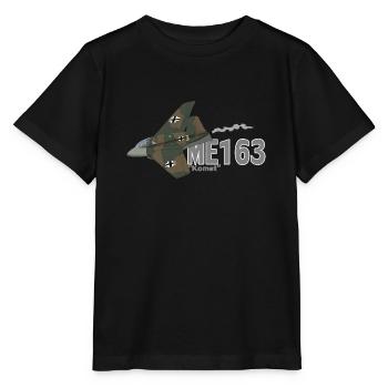 Me 163 Komet (Schreiben) - Stanley/Stella Kinder T-Shirt MINI CREATOR  - Schwarz - Vorne - Mikhail (115cm)