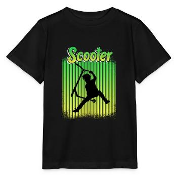 Freestyle Scooter - Stanley/Stella Kinder T-Shirt MINI CREATOR  - Schwarz - Vorne - Mikhail (115cm)