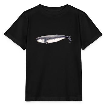 sperme pygmée cachalot pygmée baleine Kogia breviceps - T-shirt bio MINI CREATOR Stanley/Stella Enfant - noir - Devant - Mikhail (115cm)