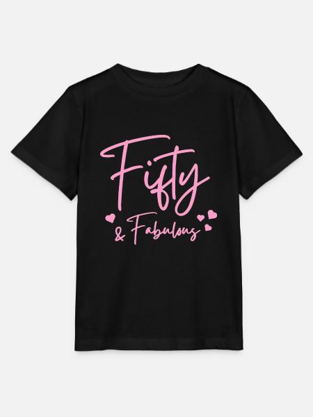 Fünfzig fabelhaft - Stanley/Stella Kinder T-Shirt MINI CREATOR  - Schwarz