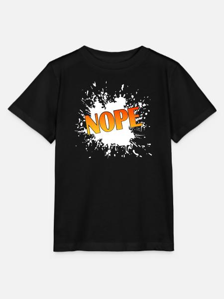 Nope - Stanley/Stella Kinder T-Shirt MINI CREATOR - Schwarz