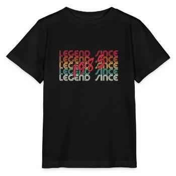 legend since 1985 - Stanley/Stella Kinder T-Shirt MINI CREATOR  - Schwarz - Vorne - Mikhail (115cm)