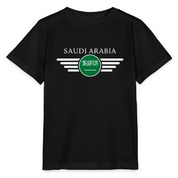 Saudi Arabia Desert Magic Style Design T-Shirt - Stanley/Stella MINI CREATOR Kids’ T-Shirt - black - Front - Mikhail (115cm)