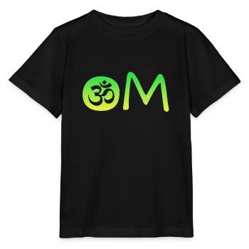 Om Namaste - Stanley/Stella Kinder T-Shirt MINI CREATOR  - Schwarz - Vorne - Mikhail (115cm)