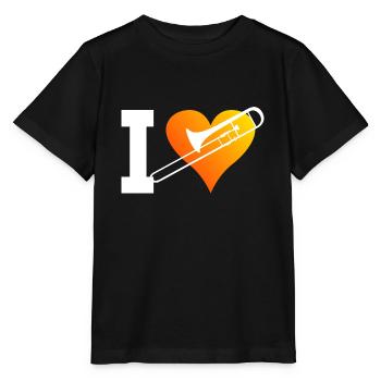 Posaunistin Herren Tenorposaune Blaskapelle - Stanley/Stella Kinder T-Shirt MINI CREATOR  - Schwarz - Vorne - Mikhail (115cm)
