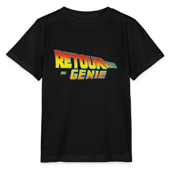 retour du génie - T-shirt bio MINI CREATOR Stanley/Stella Enfant - noir - Devant - Mikhail (115cm)