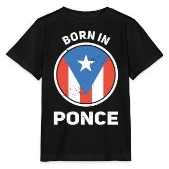 Porto Rico - T-shirt bio MINI CREATOR Stanley/Stella Enfant - noir - Devant - Mikhail (115cm)