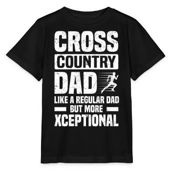 Crosslauf | Cross Country Läufer Berglauf Geschenk - Stanley/Stella Kinder T-Shirt MINI CREATOR  - Schwarz - Vorne - Mikhail (115cm)