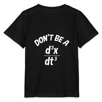 Ingenieur Physik Ableitung Mathe Meme Geschenkidee - Stanley/Stella Kinder T-Shirt MINI CREATOR  - Schwarz - Vorne - Mikhail (115cm)