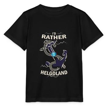 Helgoland Heligoland Nordseeurlaub - Stanley/Stella Kinder T-Shirt MINI CREATOR  - Schwarz - Vorne - Mikhail (115cm)