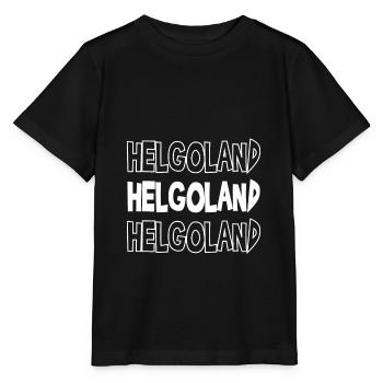 Helgoland Heligoland Nordseeurlaub - Stanley/Stella Kinder T-Shirt MINI CREATOR  - Schwarz - Vorne - Mikhail (115cm)
