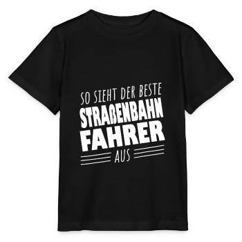 Straßenbahnfahrer Straßenbahn S-Bahn - Stanley/Stella Kinder T-Shirt MINI CREATOR  - Schwarz - Vorne - Mikhail (115cm)