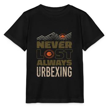 Urban exploration Urbexing Lost Places - Stanley/Stella Kinder T-Shirt MINI CREATOR  - Schwarz - Vorne - Mikhail (115cm)