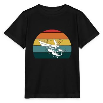 Pêche en haute mer Pêche à la ligne Pêche en haute mer Papa Canne à pêche - T-shirt bio MINI CREATOR Stanley/Stella Enfant - noir - Devant - Mikhail (115cm)