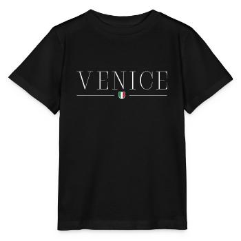 Venedig, Italien Litauen Stil Design T-Shirt - Stanley/Stella Kinder T-Shirt MINI CREATOR  - Schwarz - Vorne - Mikhail (115cm)