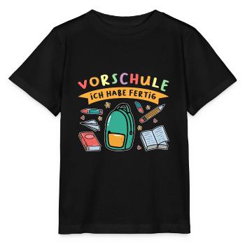Vorschule Anfang Vorschulkinder Geschenk - Stanley/Stella Kinder T-Shirt MINI CREATOR  - Schwarz - Vorne - Mikhail (115cm)