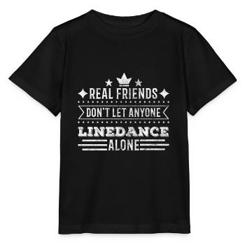 Line Dance Line Dance Gift Line Dancing - Stanley/Stella MINI CREATOR Kids’ T-Shirt - black - Front - Mikhail (115cm)