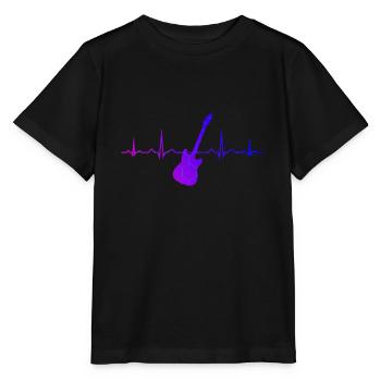 Guitariste Guitariste Guitariste Guitariste Guitare Homme - T-shirt bio MINI CREATOR Stanley/Stella Enfant - noir - Devant - Mikhail (115cm)