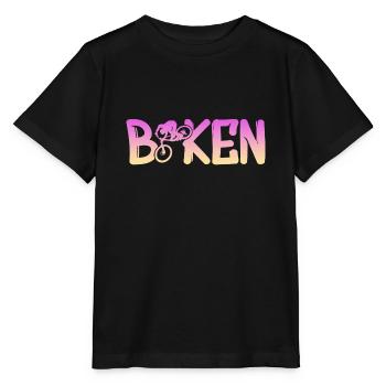 Biken - Stanley/Stella Kinder T-Shirt MINI CREATOR  - Schwarz - Vorne - Mikhail (115cm)