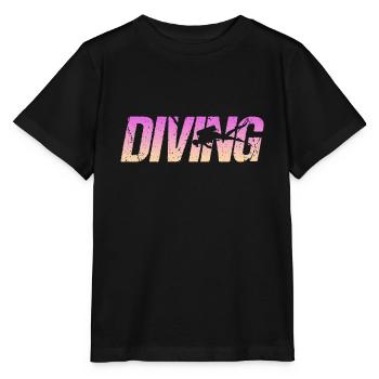 Tauchen Diving - Stanley/Stella Kinder T-Shirt MINI CREATOR  - Schwarz - Vorne - Mikhail (115cm)