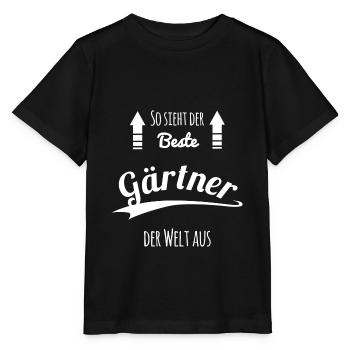 Gärtner - Stanley/Stella Kinder T-Shirt MINI CREATOR  - Schwarz - Vorne - Mikhail (115cm)