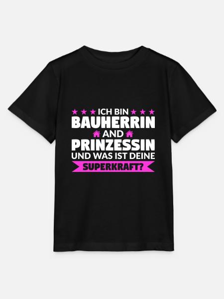 Bauherrin Bauherr Bauherrinnen Geschenk - Stanley/Stella Kinder T-Shirt MINI CREATOR - Schwarz